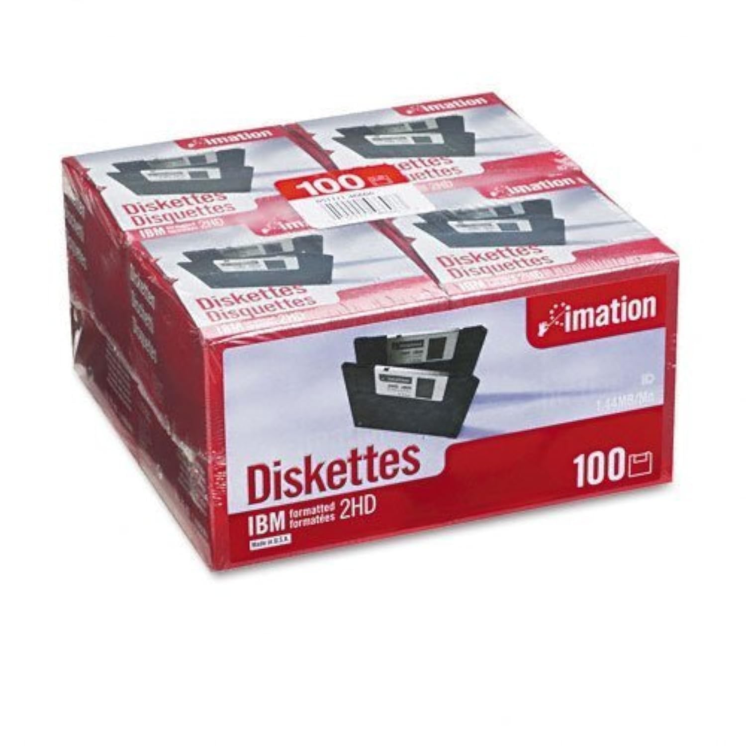 imation Products - imation - 3.5" Diskettes, IBM-Formatted, DS/HD, 100/Pack -...