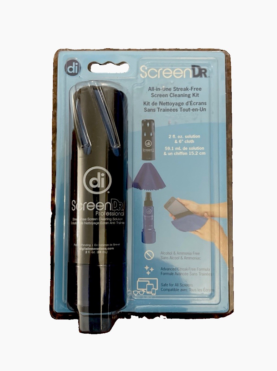 Digital Innovations ScreenDr Pro Screen Cleaning Kit Spray w/ Microfiber Cloth
