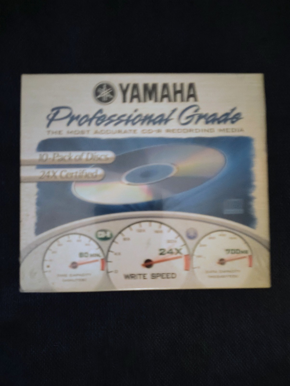 Yamaha Professional Grade CD-R 700mb 80 Min 10-Pack New/Sealed