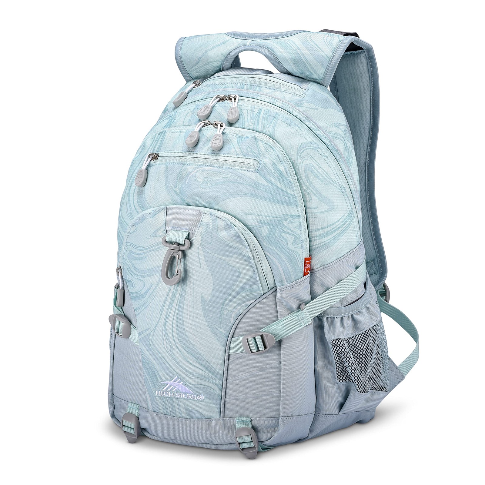 High Sierra Loop-Backpack, Travel, or Work Bookbag with One Size, Marble