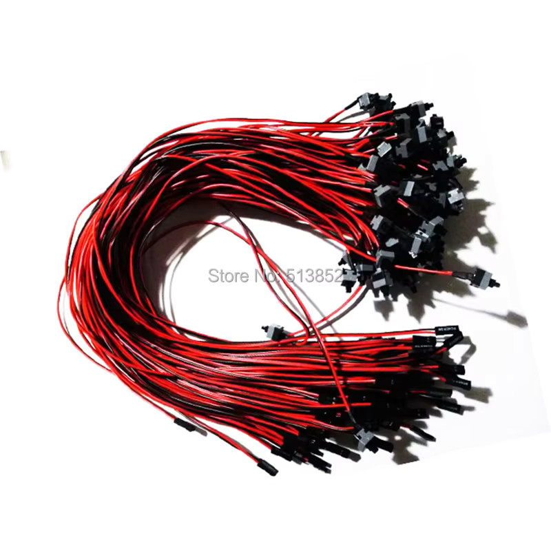 Power Switch Cable Button Replacement for Desktop PC Motherboard 20 Pack 45cm
