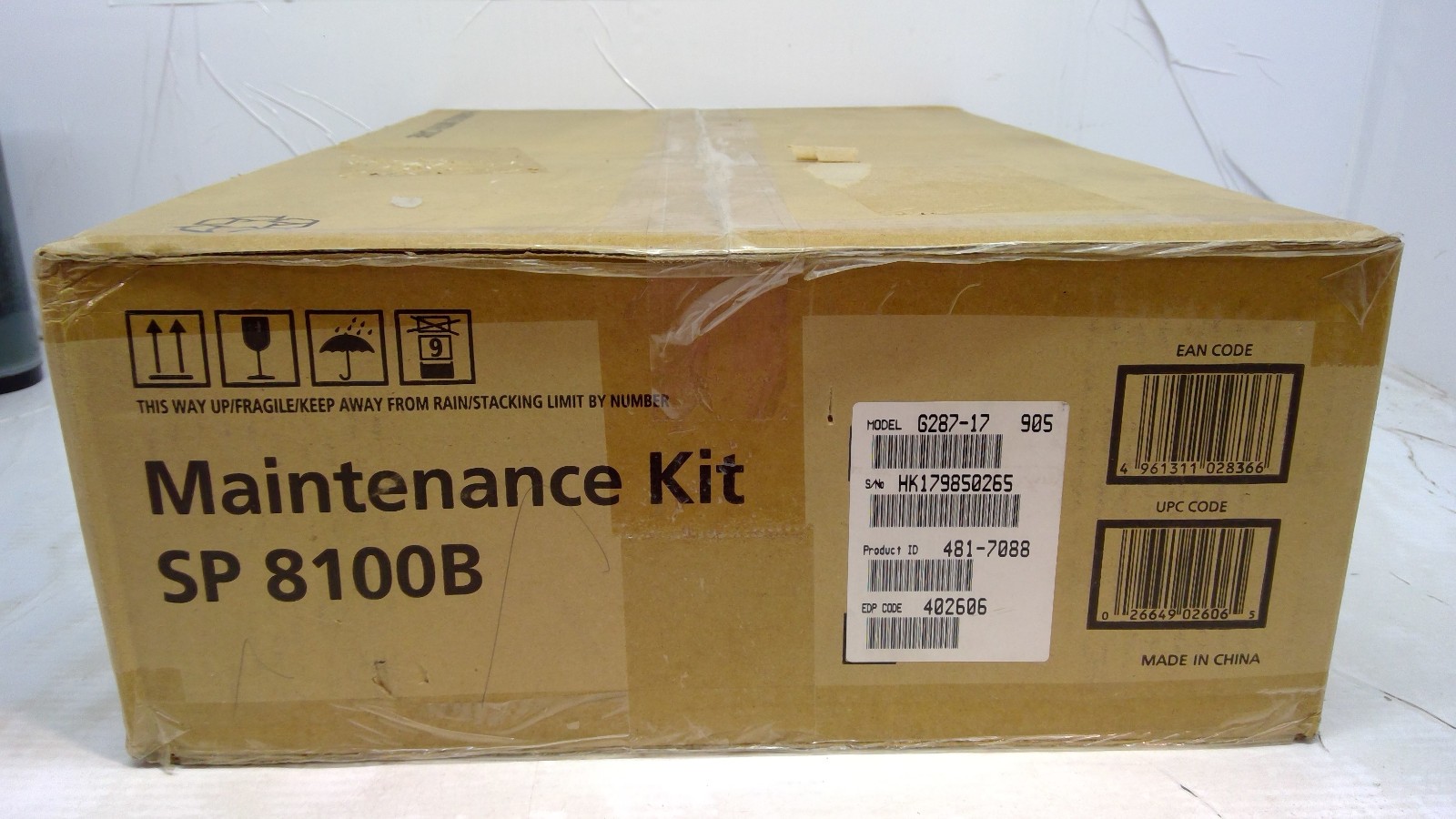 Genuine Ricoh SP 8100B Maintenance Kit 402606
