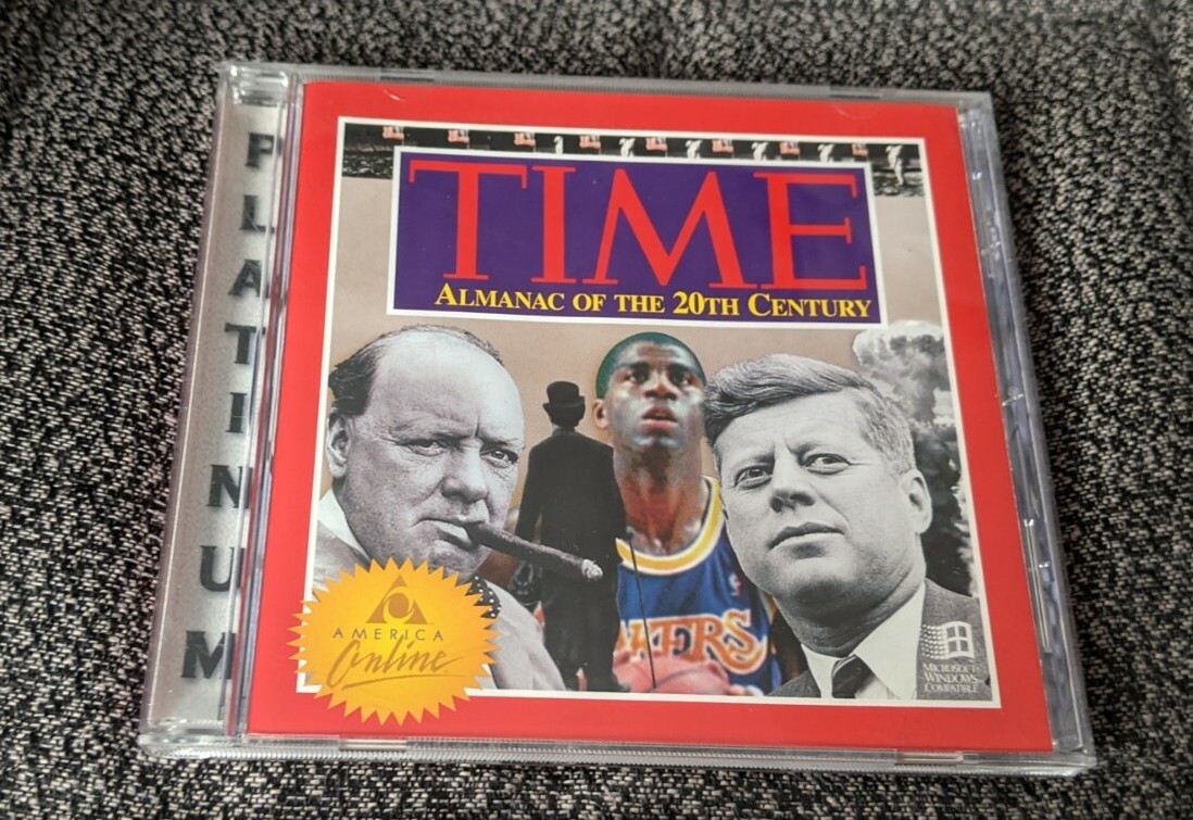 VTG Time Magazine Almanac Of The 20th Century Windows PC/ CD-ROM