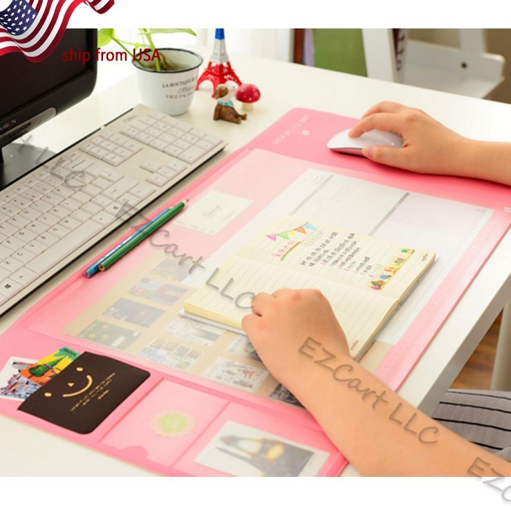 Multifunction Waterproof Non Slip Pad Office Table Desk Mat Mouse Pad Scheduler
