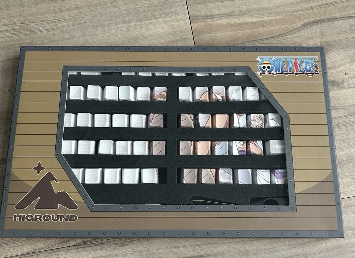 Higround X One Piece Gear 5 Luffy Keycaps New