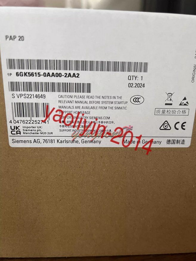 one Siemens SCALANCE S615 Industrial Router 6GK5615-0AA00-2AA2