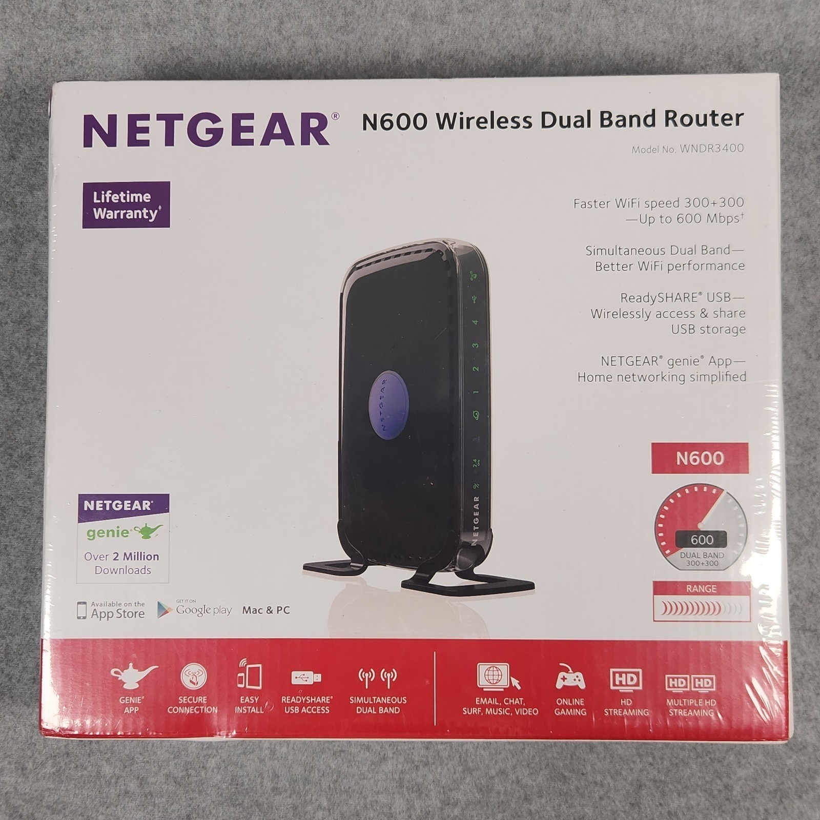 Netgear N600 Wireless Dual Band High Performance Router