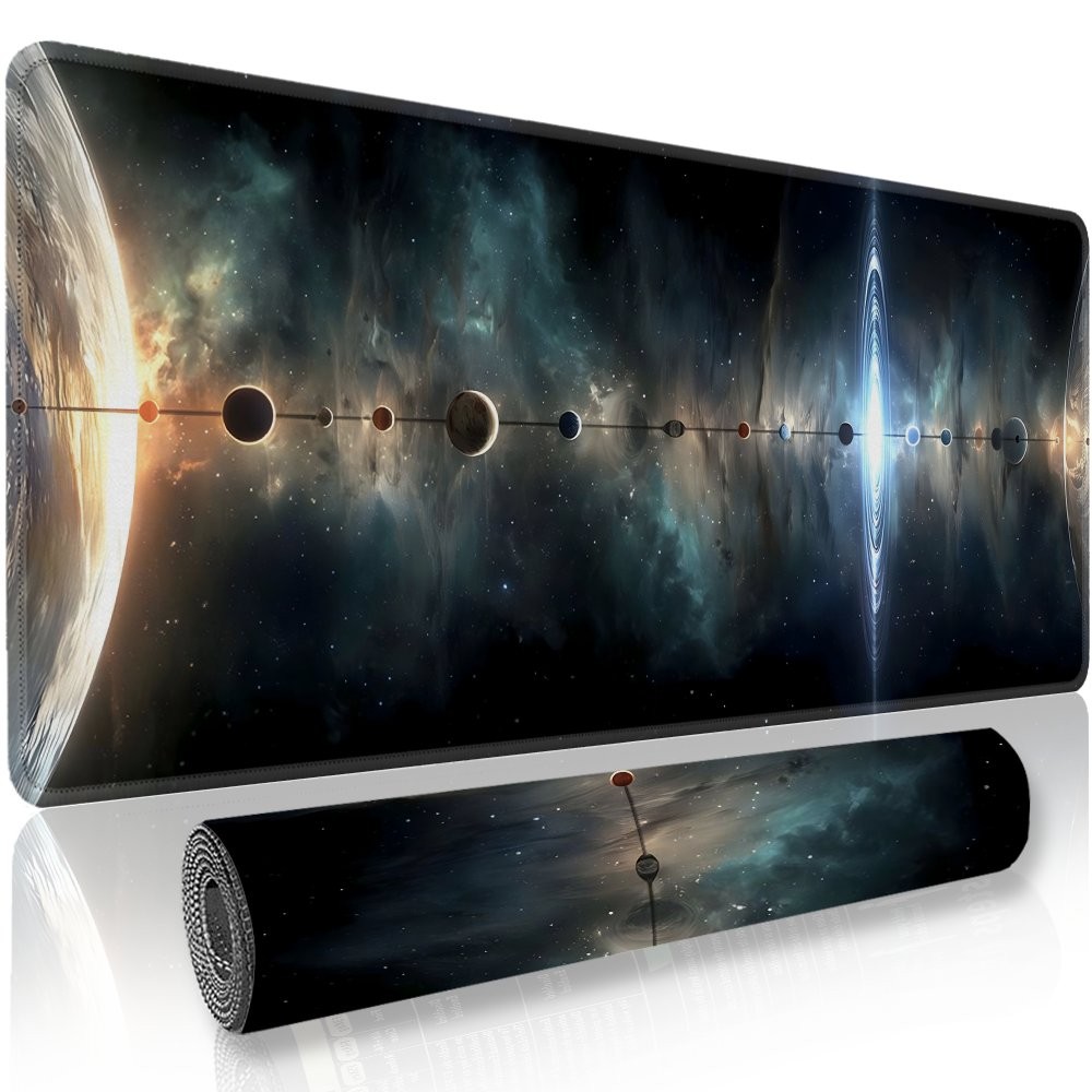 1pc Multi-Size Flower Mouse Pad, Oversized 2D Flat Gaming Mouse Pad for Deskto