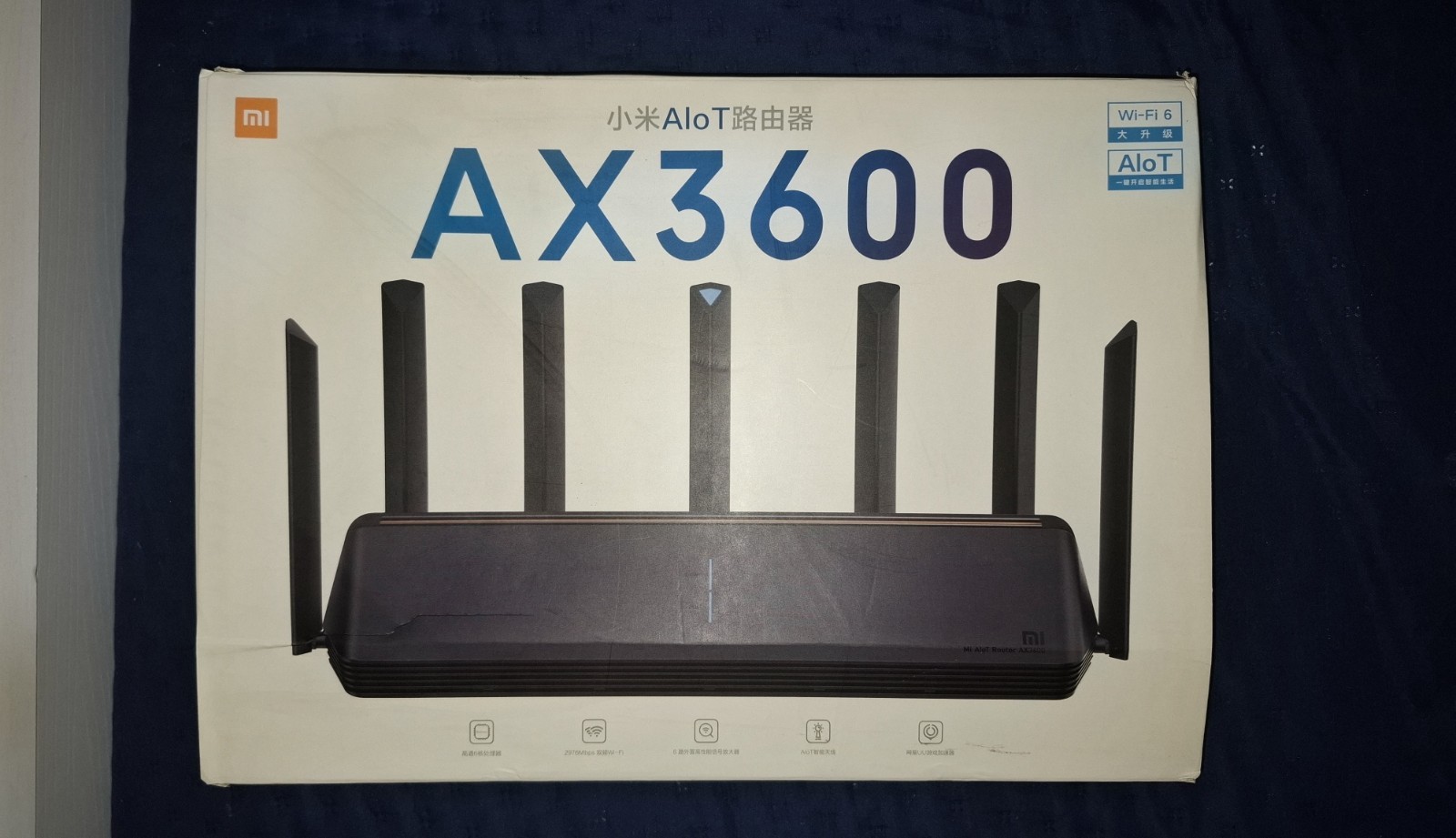 Xiaomi Mi AIoT Router AX3600 802.11ax AIoT 4x Gigabit LAN Black