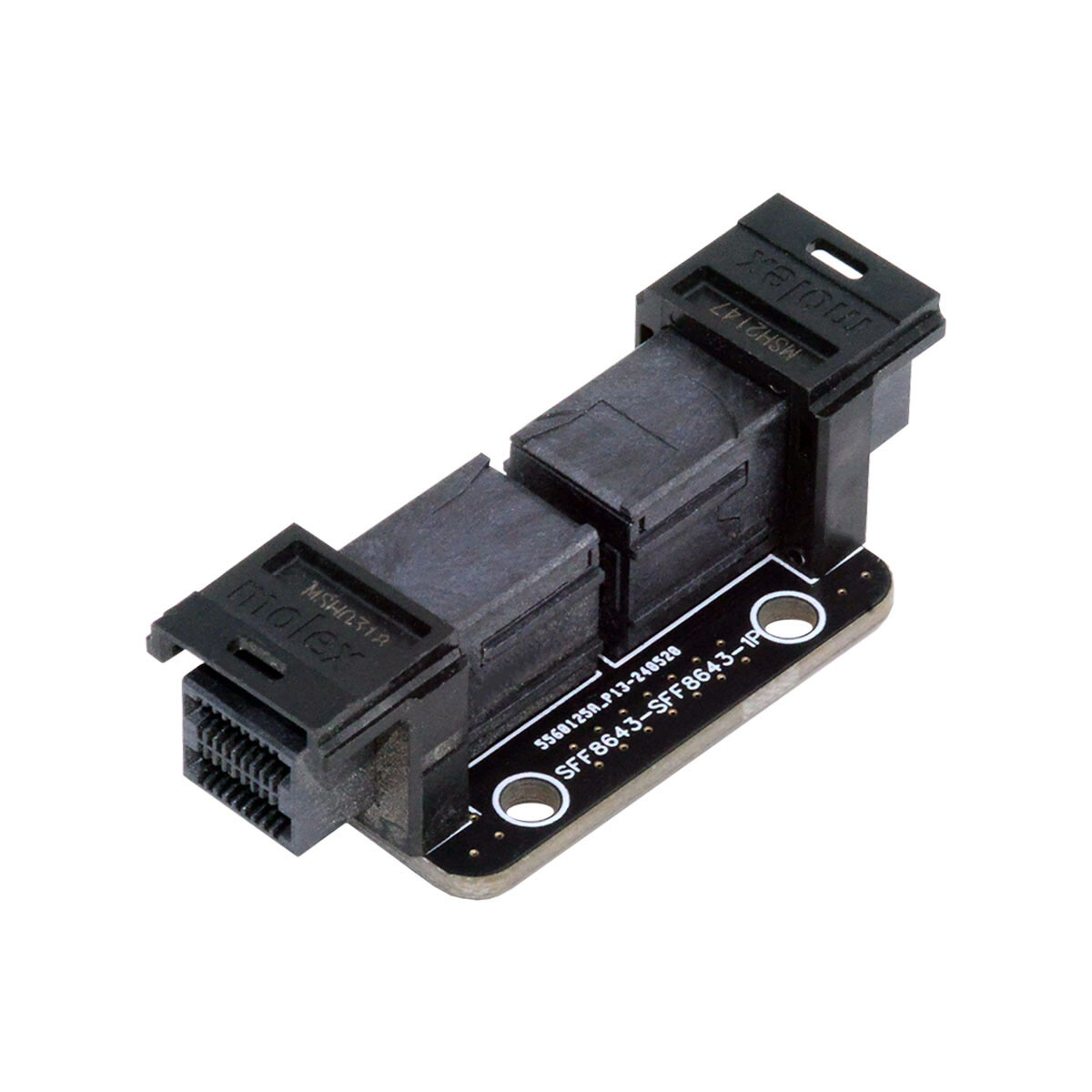 Cablecy PCI-Express 4.0 Mini SAS HD SFF-8643 Female to SFF-8643 Female Adapter