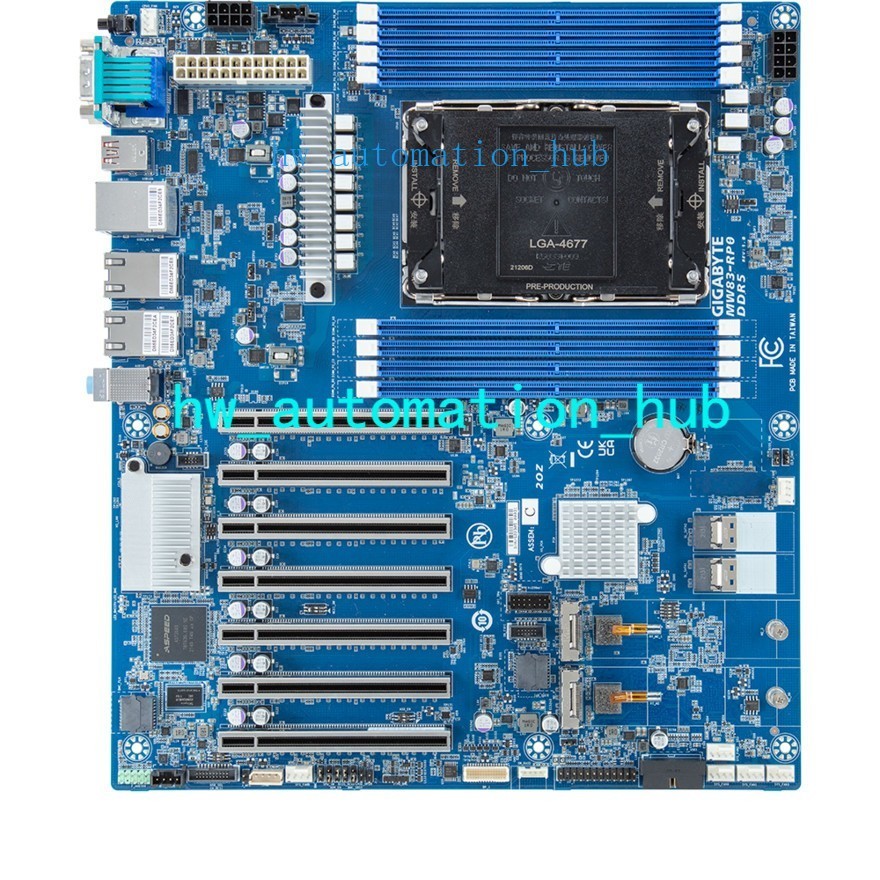Gigabyte MW83-RP0 Motherboard lga4677 Support Intel Xeon W-3400 CPU workstation-