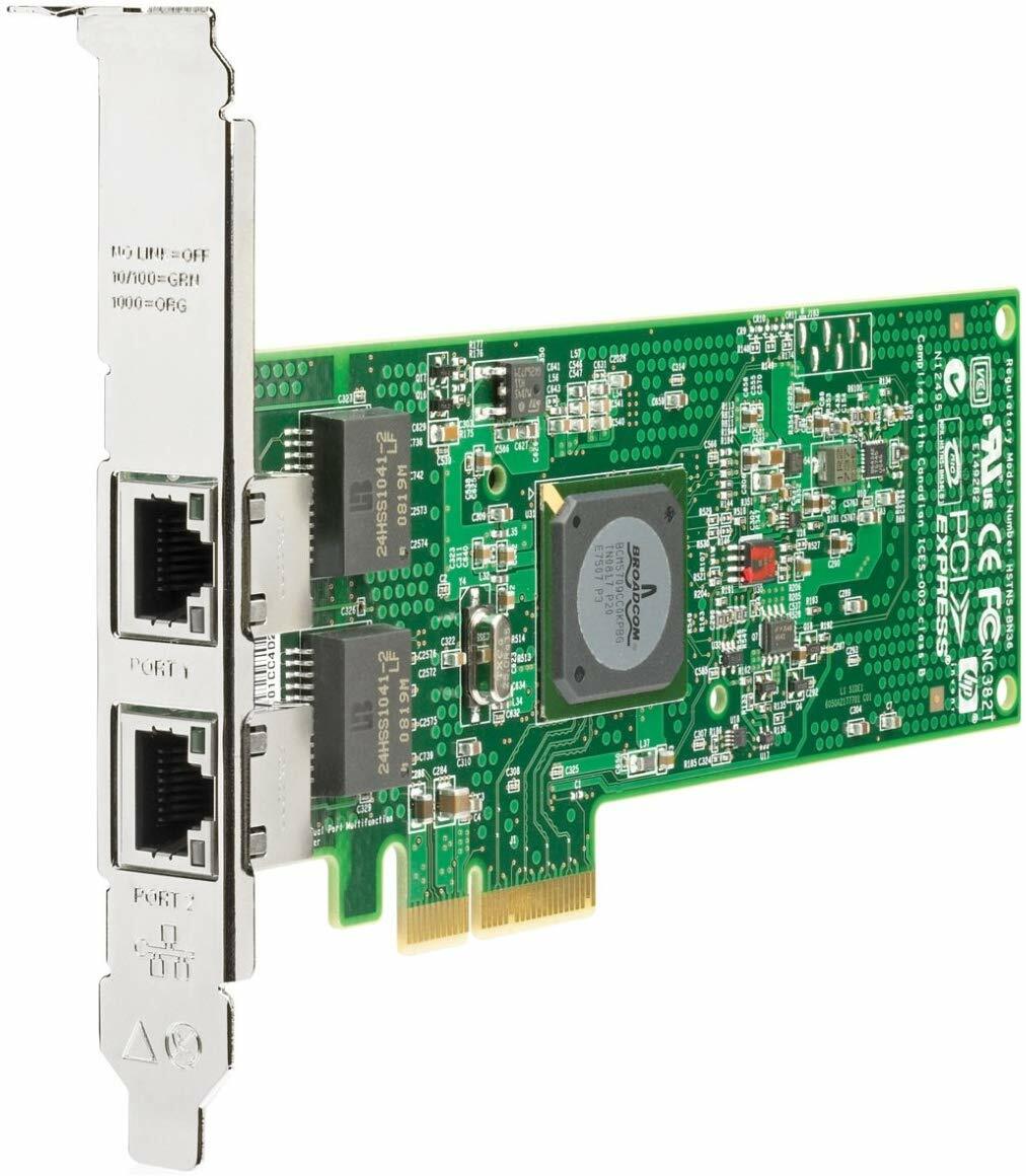 458492-B21 I HP NC382T Dual Port Multifunction Gigabit Server Adapter 458491-001