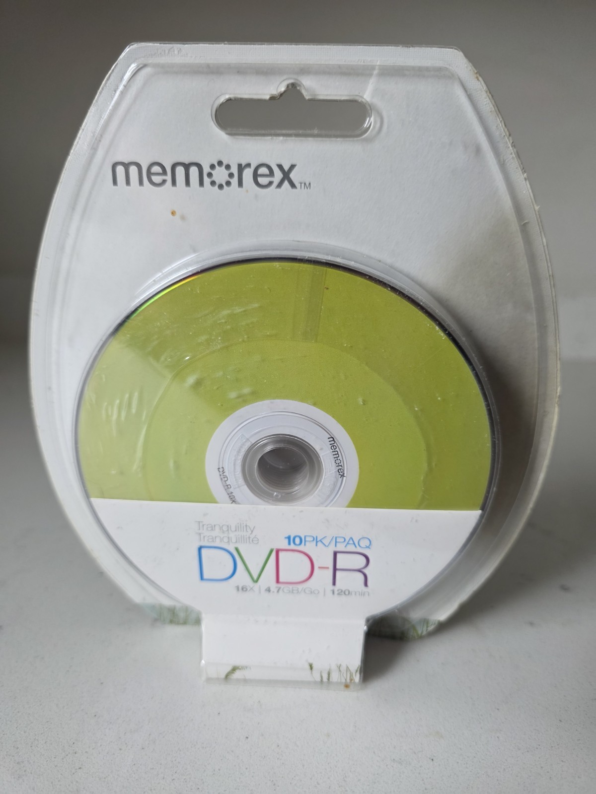 Memorex Tranquility 10 Pack DVD-R 16X 4.7 Gb 120 Minute - NEW Factory Sealed (1)