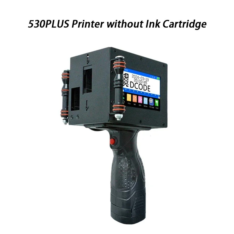 530PLUS 50mm Portable Handheld Thermal Inkjet Printer QR Barcode Batch Number Lo