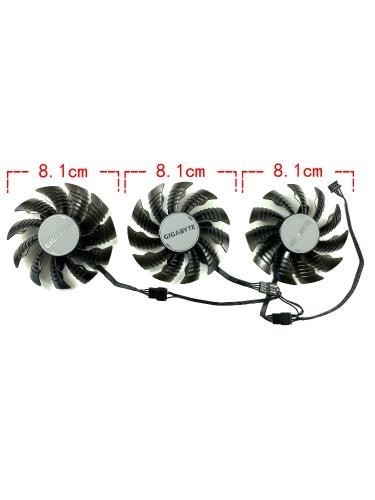 Graphics Card Cooling Fan PLA09215S12H For GIGABYTE RTX2070S 2080 Gaming