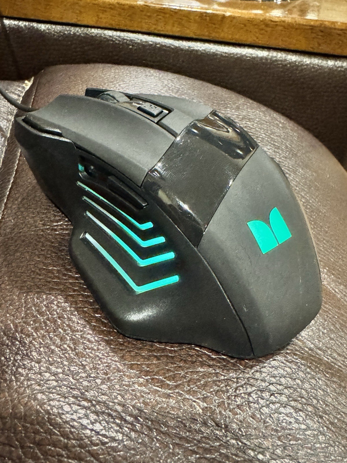 Monster Color-Changing LED Wired Optical Gaming Mouse - Tested WORKS