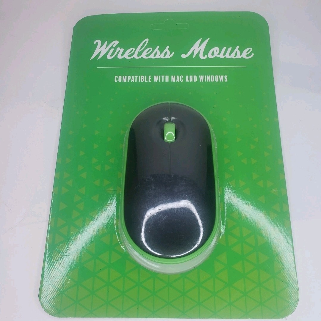 Orbit Innovations Wireless Mouse w/ Scroll Wheel Compatible Mac/PC AA Battery