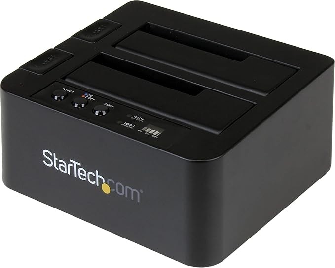 StarTech Standalone Dual-Bay HDD/SSD Duplicator & USB to SATA III DockingStation