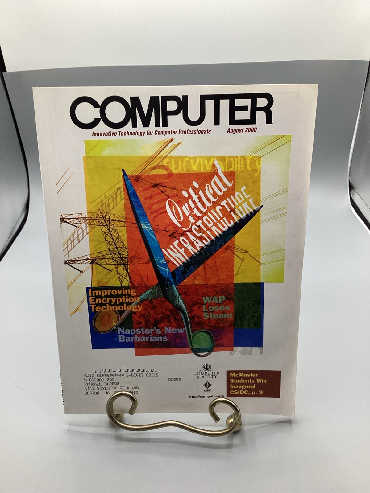 August 2000 Computer Innovative Technology For Computer Professionals Magazine