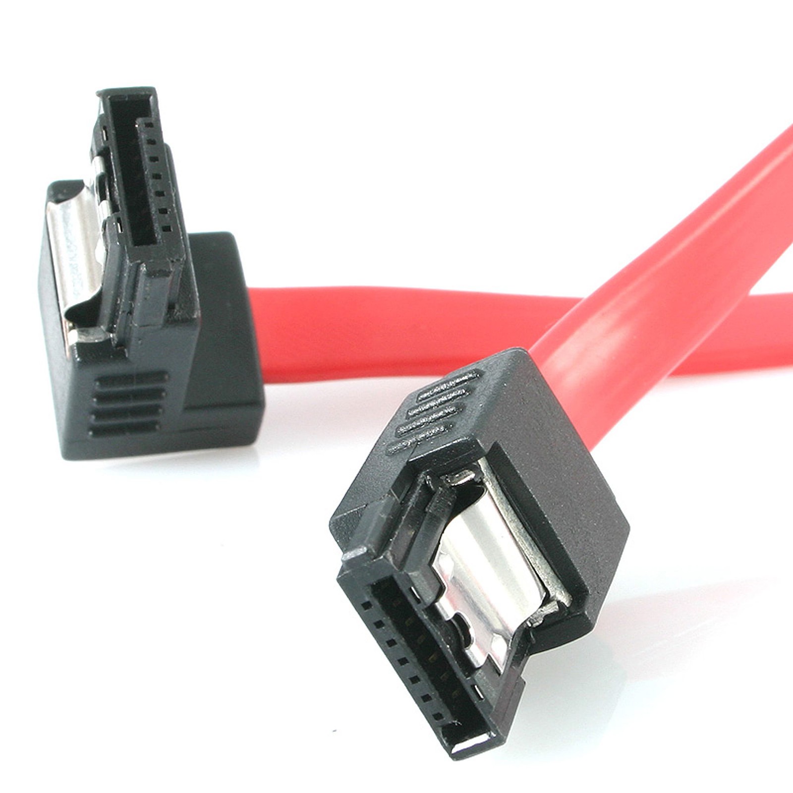 StarTech LSATA18RA1 18in Latching SATA to Right Angle SATA Serial ATA Cable