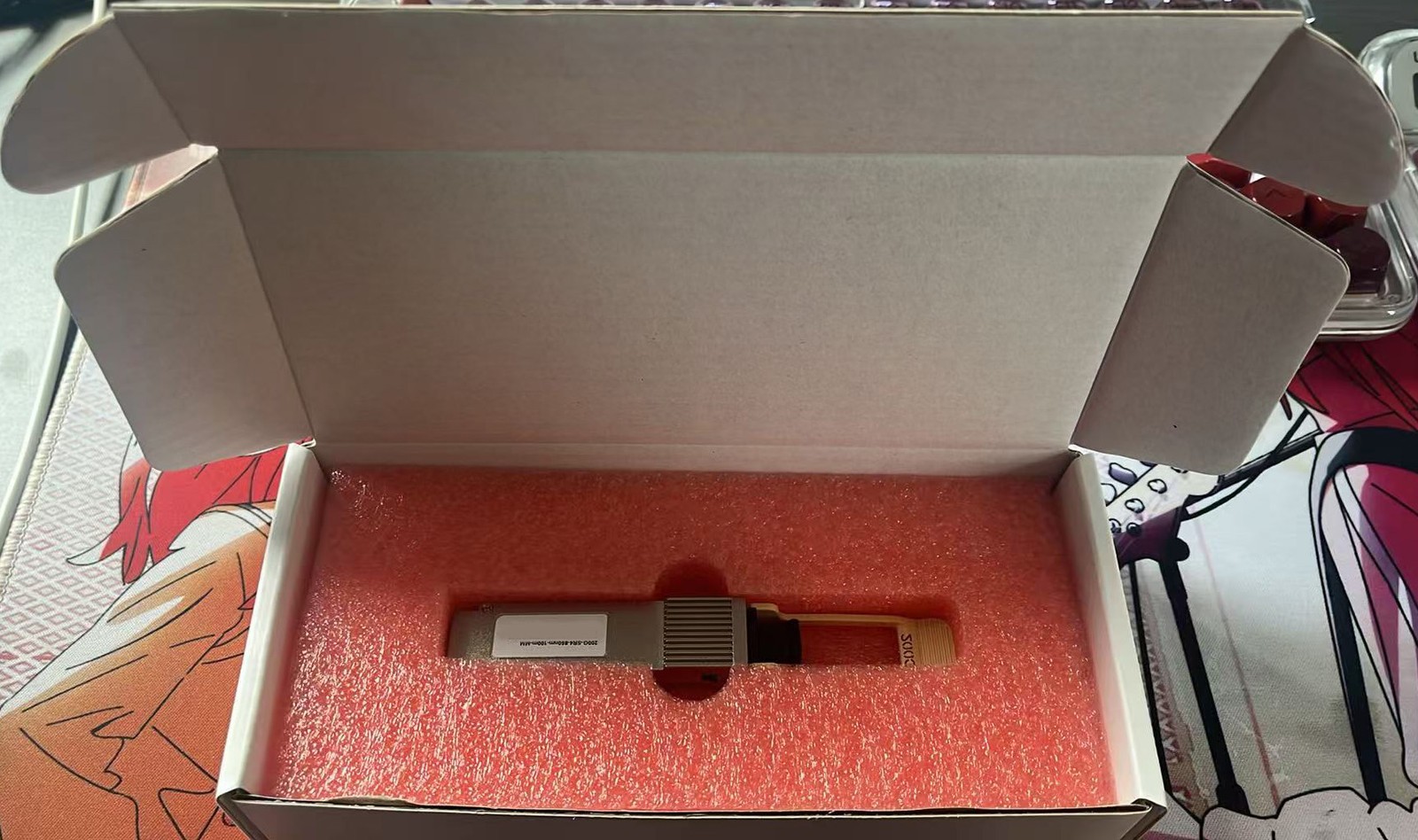 200G SR4 QSFP56 Optical Transceiver 850nm Multimode Fiber Module 100m Reach
