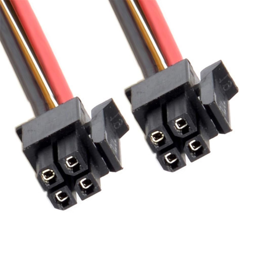 ATX Power Cable for Molex Micro Fit Connector 4Pin Male to 60cm, Black