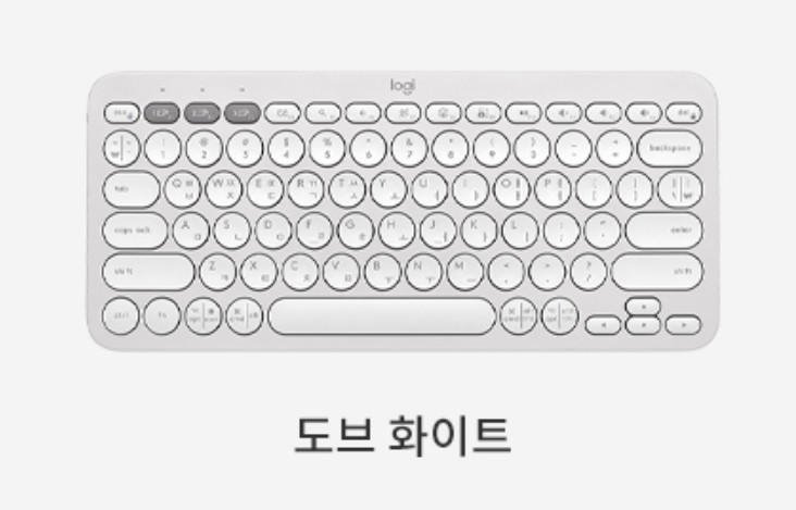 Logitech Genuine K380S Bluetooth Keyboard Korean English Layout, 3 Colors