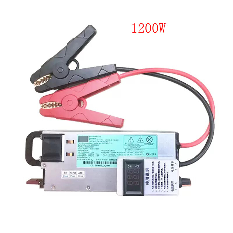 1200W RV 14.6V 100A Charger Power 3-15V 3-100A Adjustable Out Voltage Current