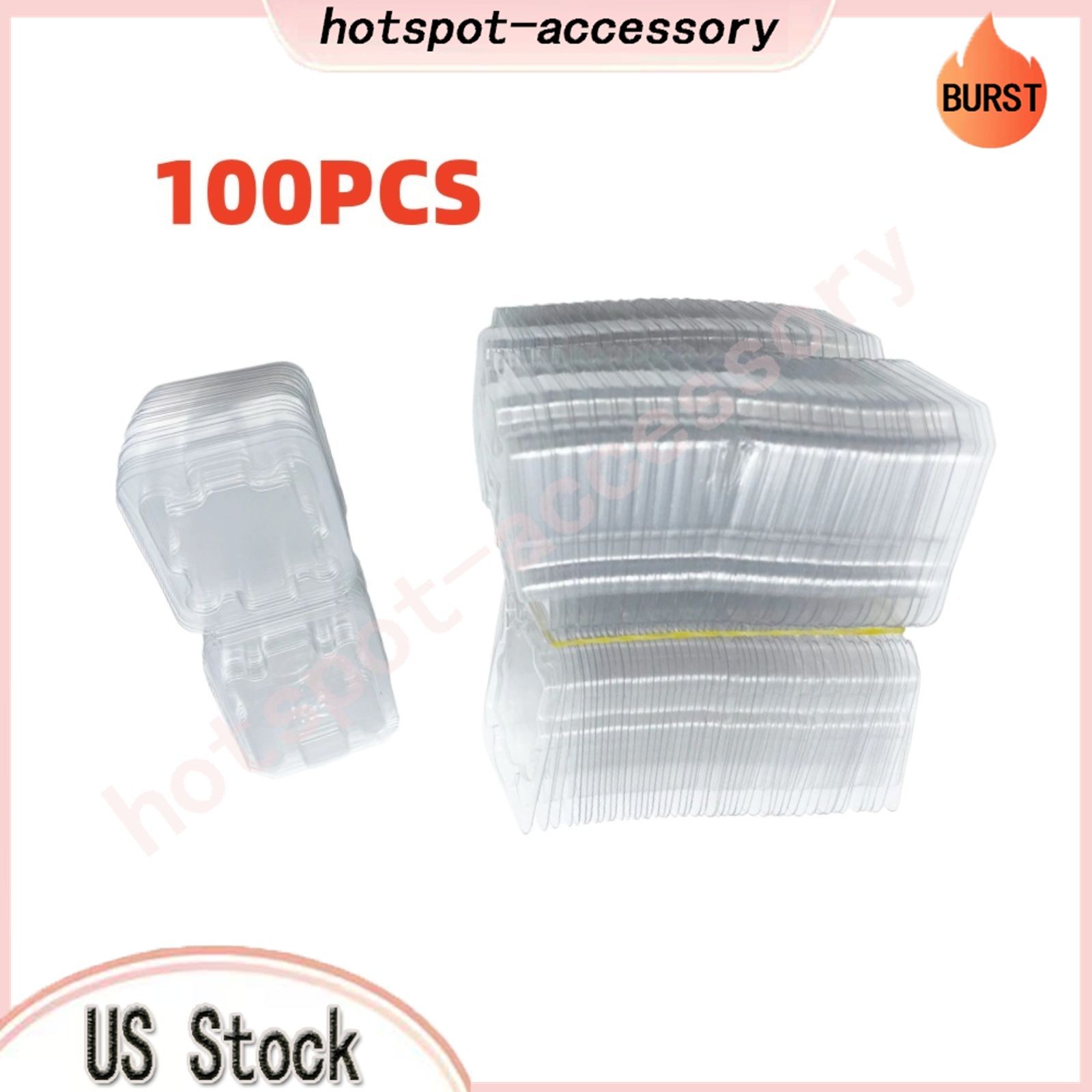 NEW 100 PCS New Clamshell Tray Case For Intel 478 775 1150 1155 1156 CPU US