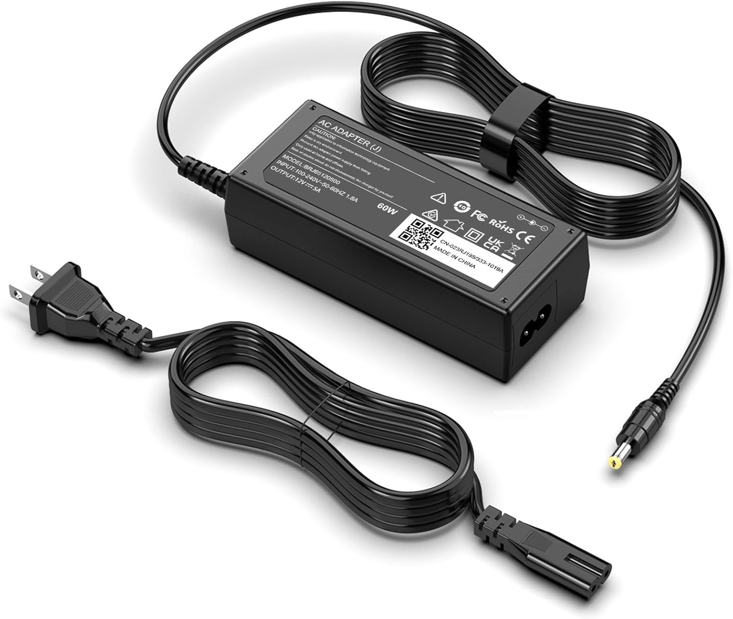 12V AC Adapter Charger for Dell LED Monitor Screen S2316H S2316M S2318HN S2340L