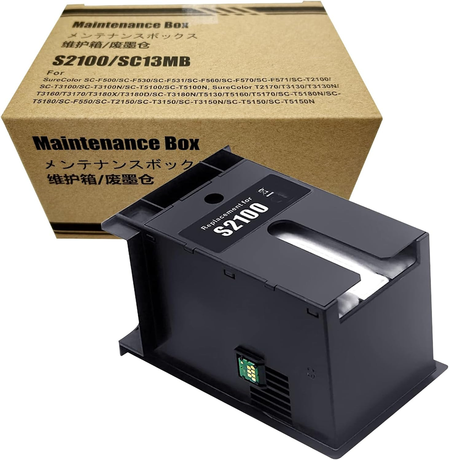 Ink Maintenance Box Replacement for S2100 Waste Ink Tankfor SureColor SC-F570...