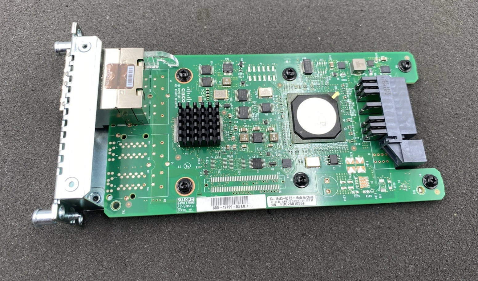 Cisco NIM-ES2-4 Gigabit Ethernet Module Cisco 800-42799-03 Cisco 73-16483-03