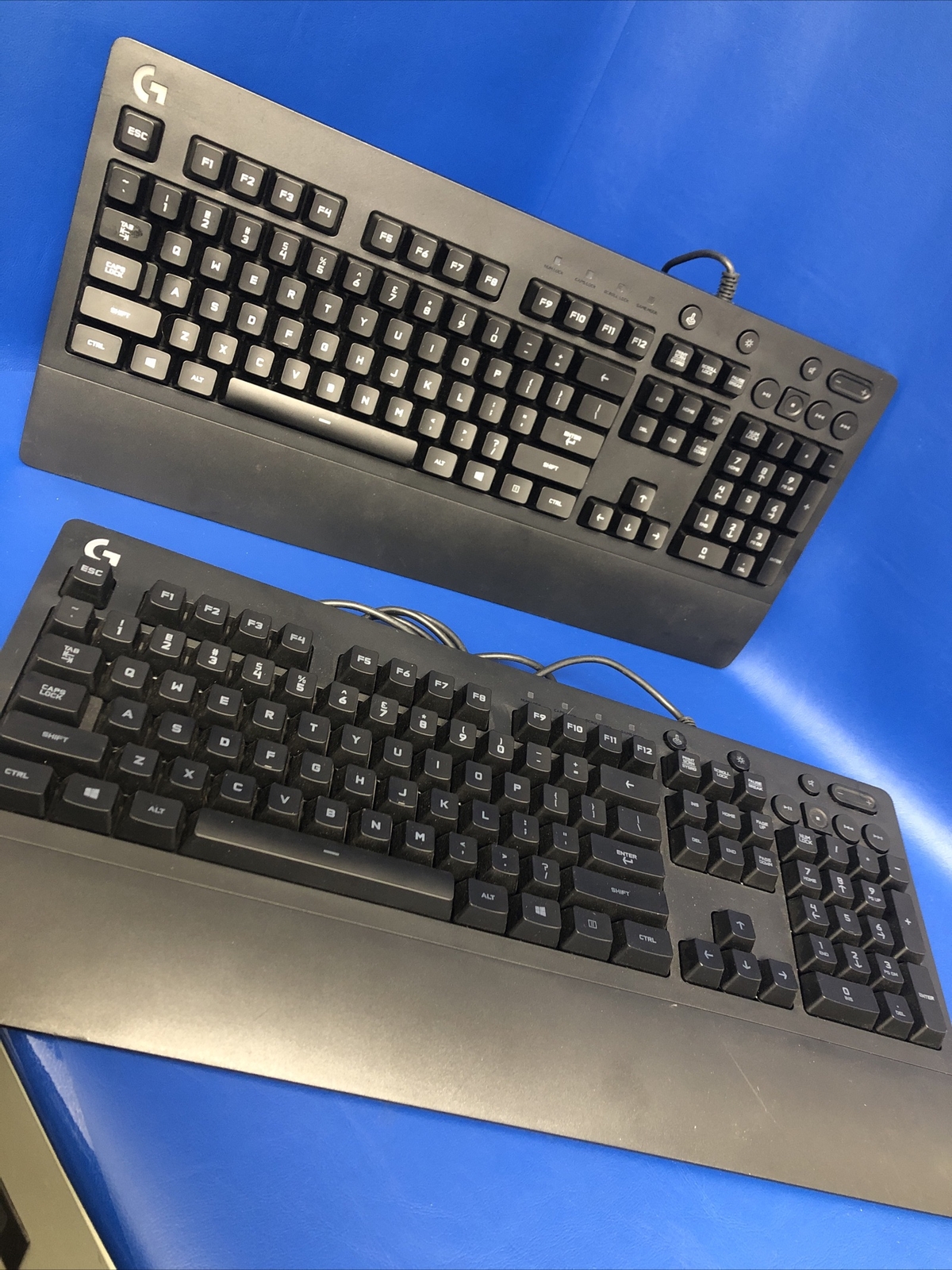 LOT OF 2X Logitech G213 Prodigy Mechanical Gaming Keyboard - USED/WORKING