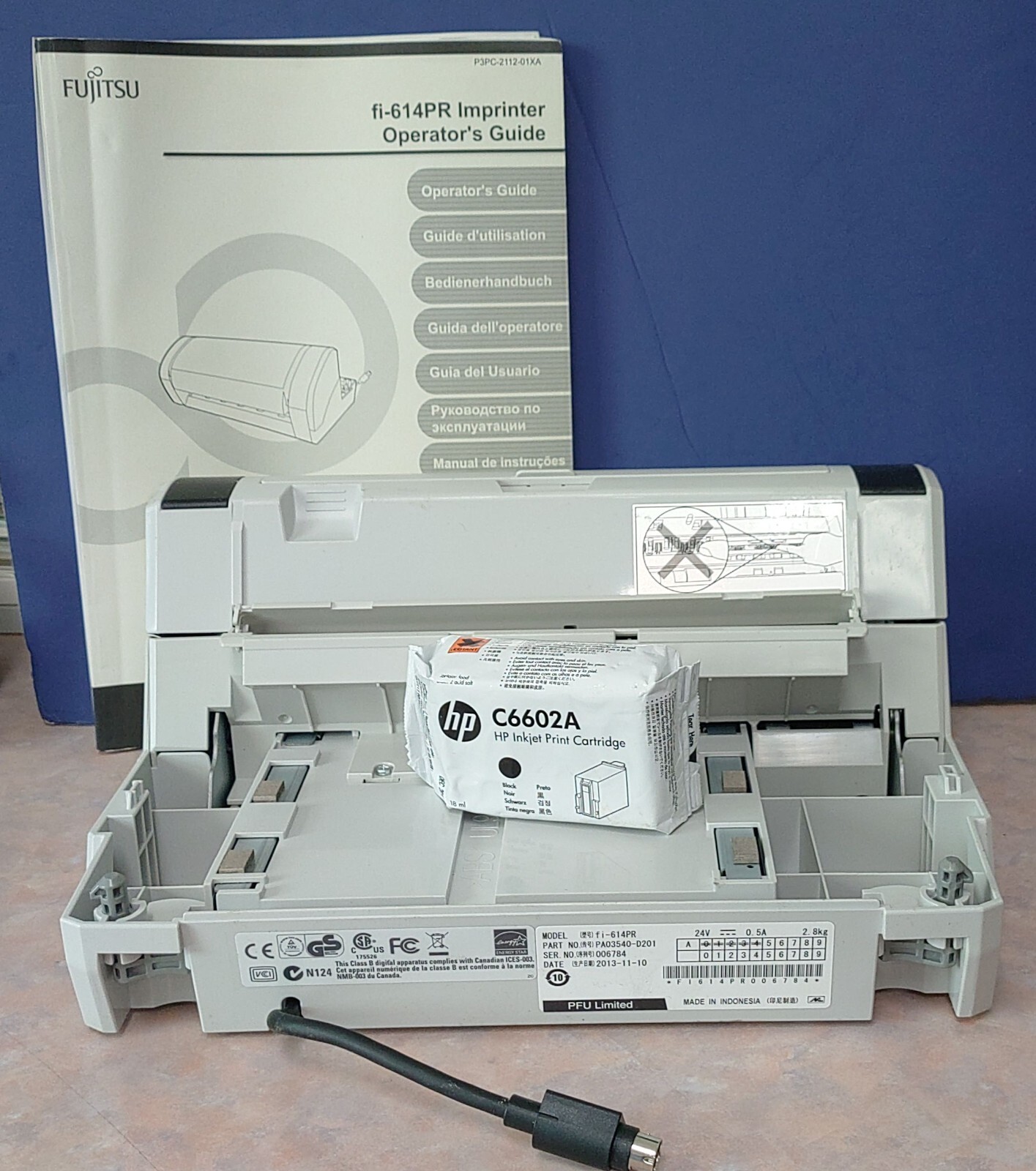 Fujitsu Fi-614PR Scanner Imprinter For Fi-6130 6130Z 6140 6140Z