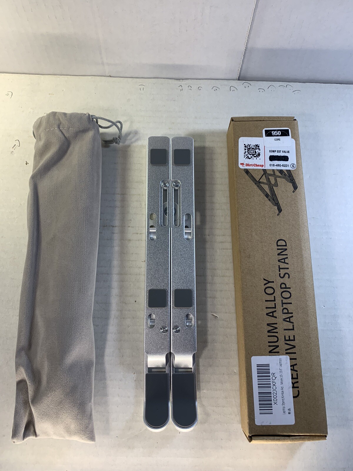 NEW Computer Laptop Quality Sturdy Metal Display Stand 10”-15.6” Accessory NIP