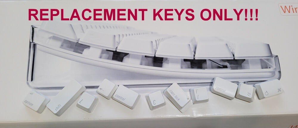 Replacement Keys ONLY for Apple Wireless Keyboard A1016 Lot of 7: Tab Page Down