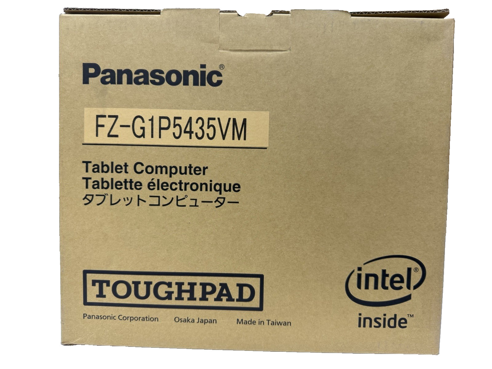 Panasonic ToughPad FZ-G1P5435VM Tablet Windows 10 Pro Intel Core i5 vPro 256GB
