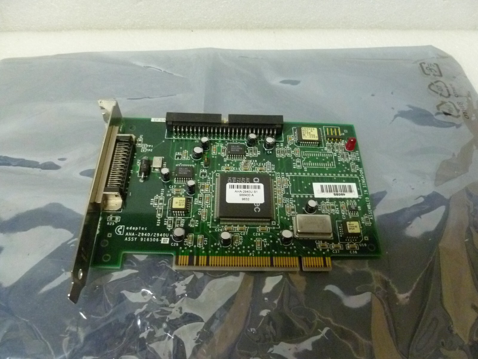 VINTAGE ADAPTEC AHA-2940U S1 PCI SCSI CONTROLLER COMPAQ 247399-001 185202-001
