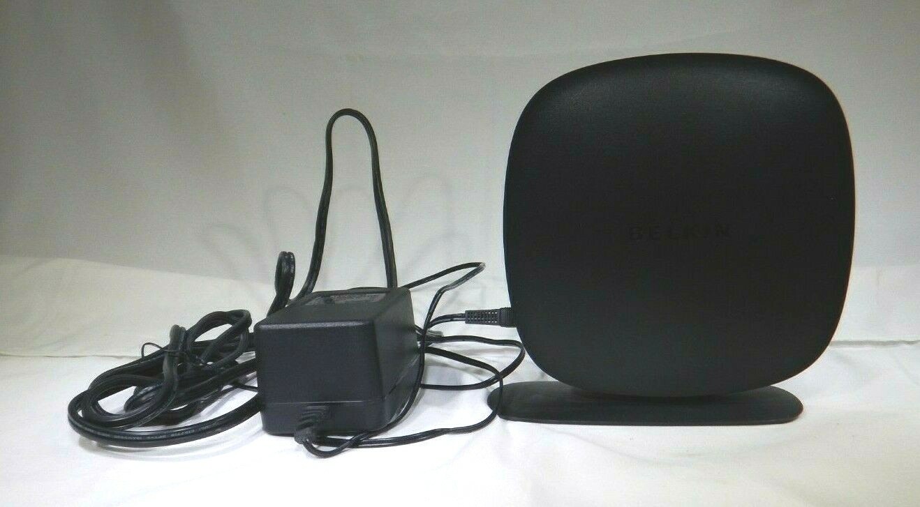 Belkin N300 4 Port Wireless N Router With Cables F9K1002V1 MT