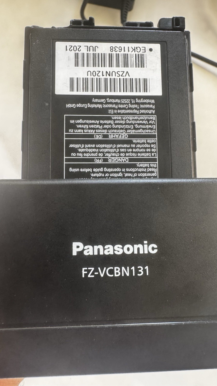 Used Panasonic FZ-VCBN131 5-Bay Battery Charger for TOUGHBOOK FZ-N1/FZ-F1