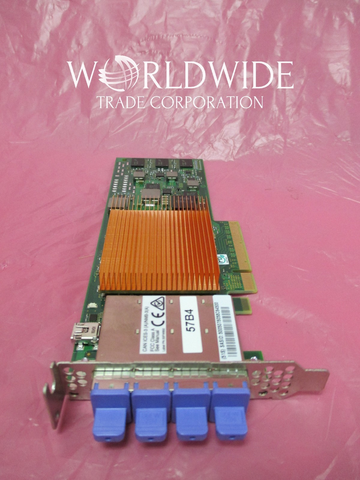 IBM 00MH956 00MH958 SAS 6GB 4-Port PCIe3 (x8) RAID Adapter LP for p & i series
