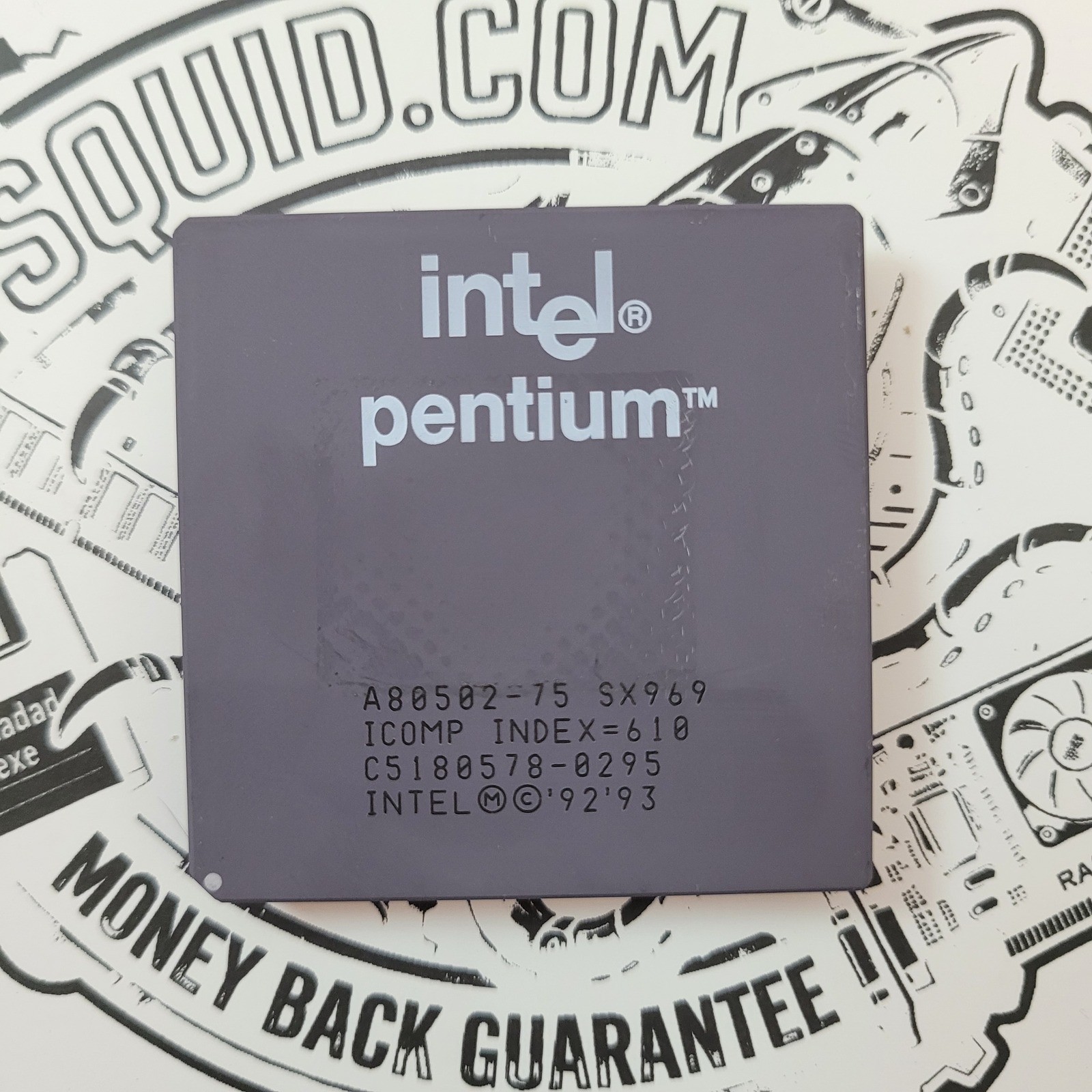 Intel Pentium CPU A80502-75 SX969 75MHz Socket 7 Ceramic Processor