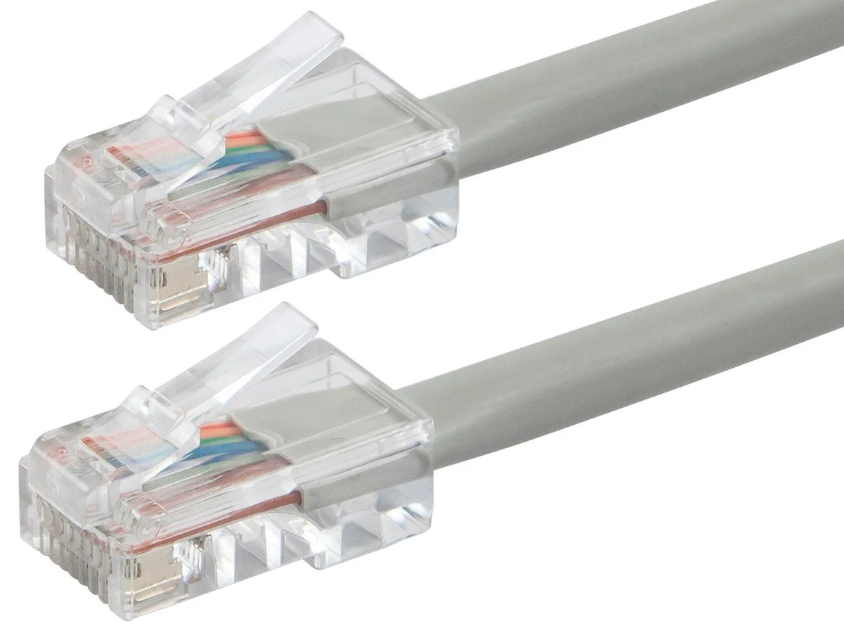 Monoprice Cat6 Ethernet Patch Cable - 50 Feet - Gray, RJ45, 550Mhz, UTP, 24AWG