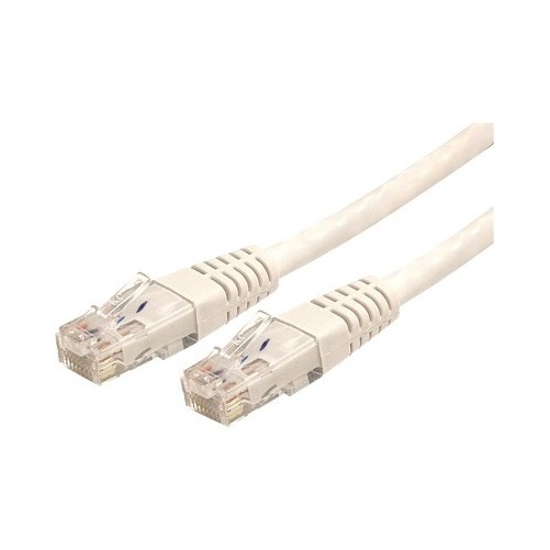Startech C6PATCH8WH 8FT WHITE CAT6 ETHERNET CABLE RJ45 UTP PATCH CABLE GIGABIT L