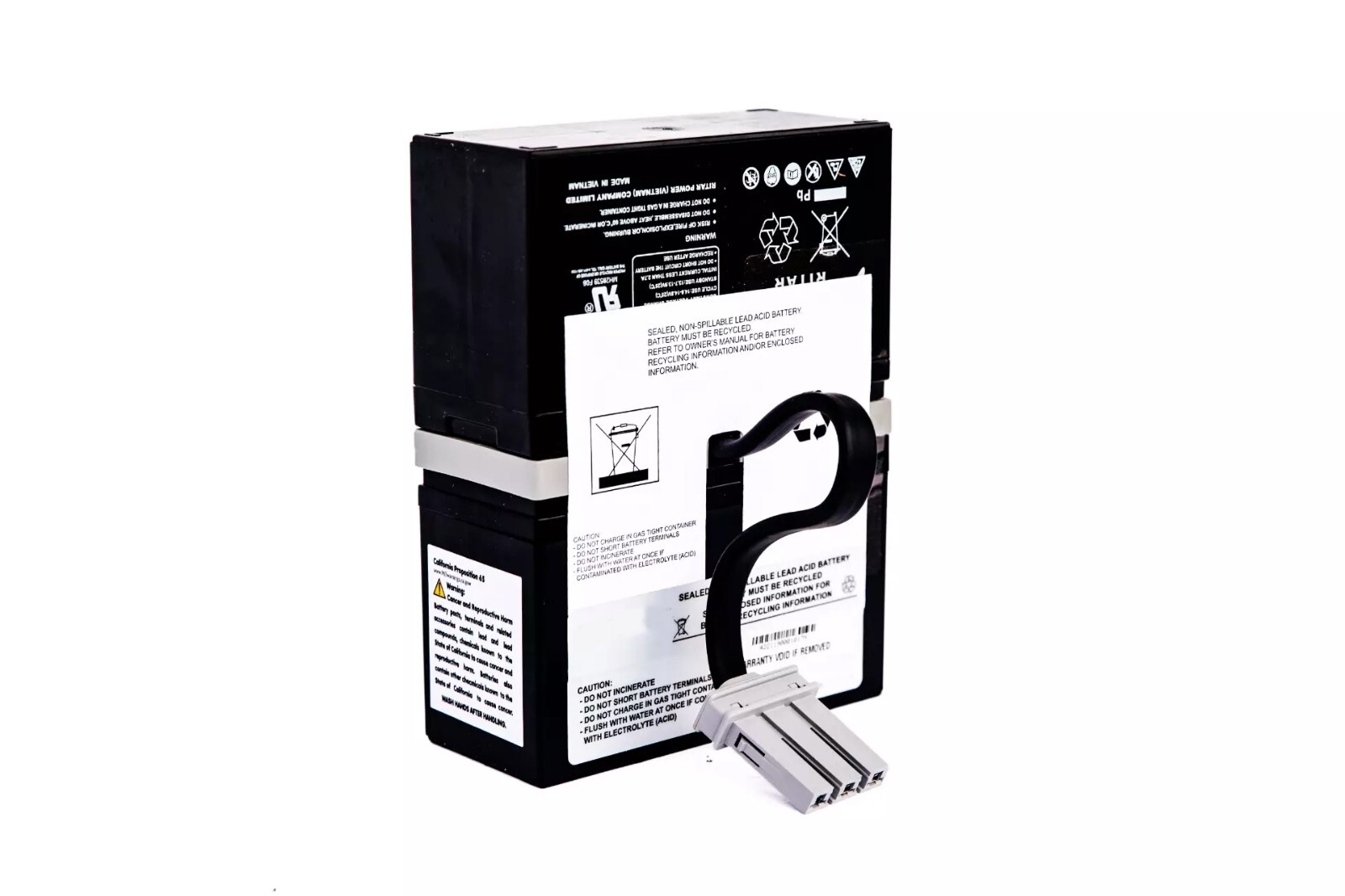 RBC33-PW replacement battery compatible with Battery Cartridge #33, BN1250