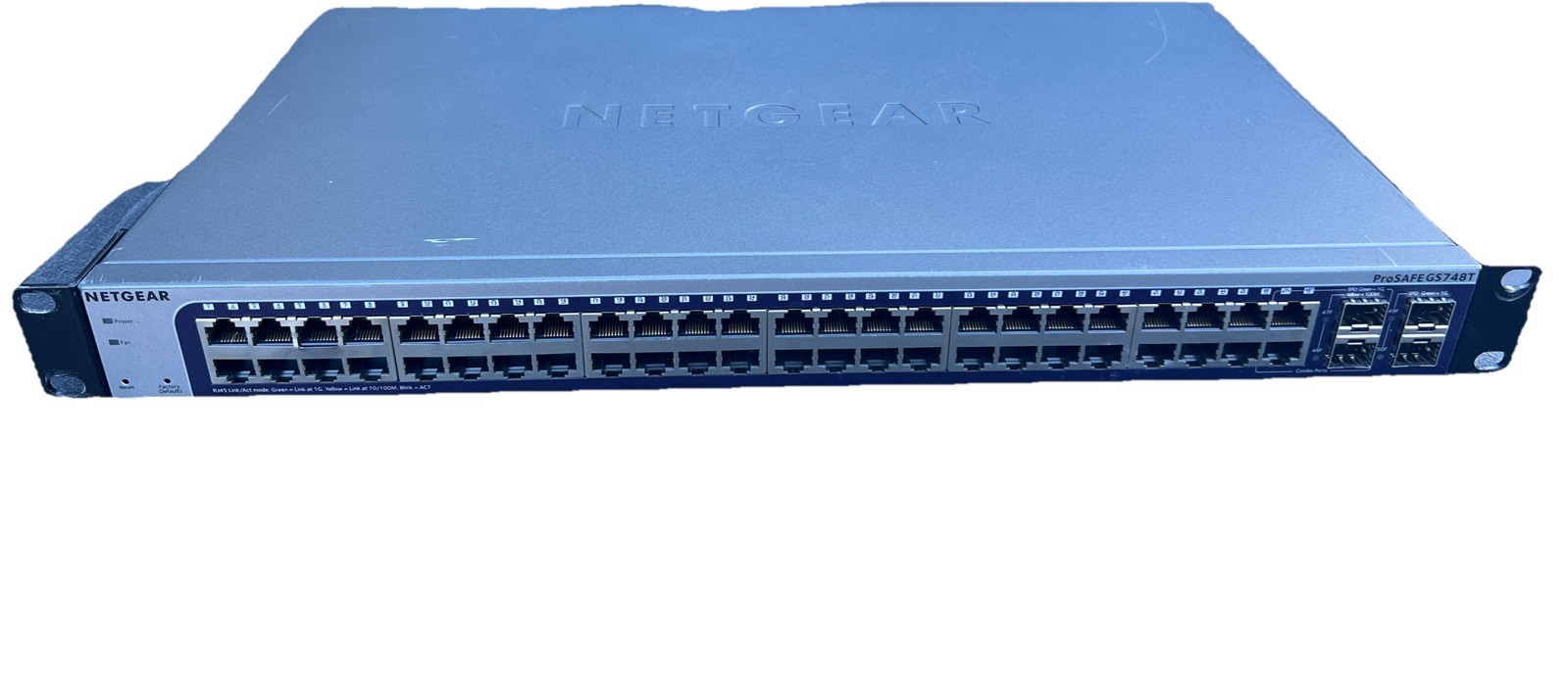 Netgear GS748T-500NAS High-Performance Ethernet Switch