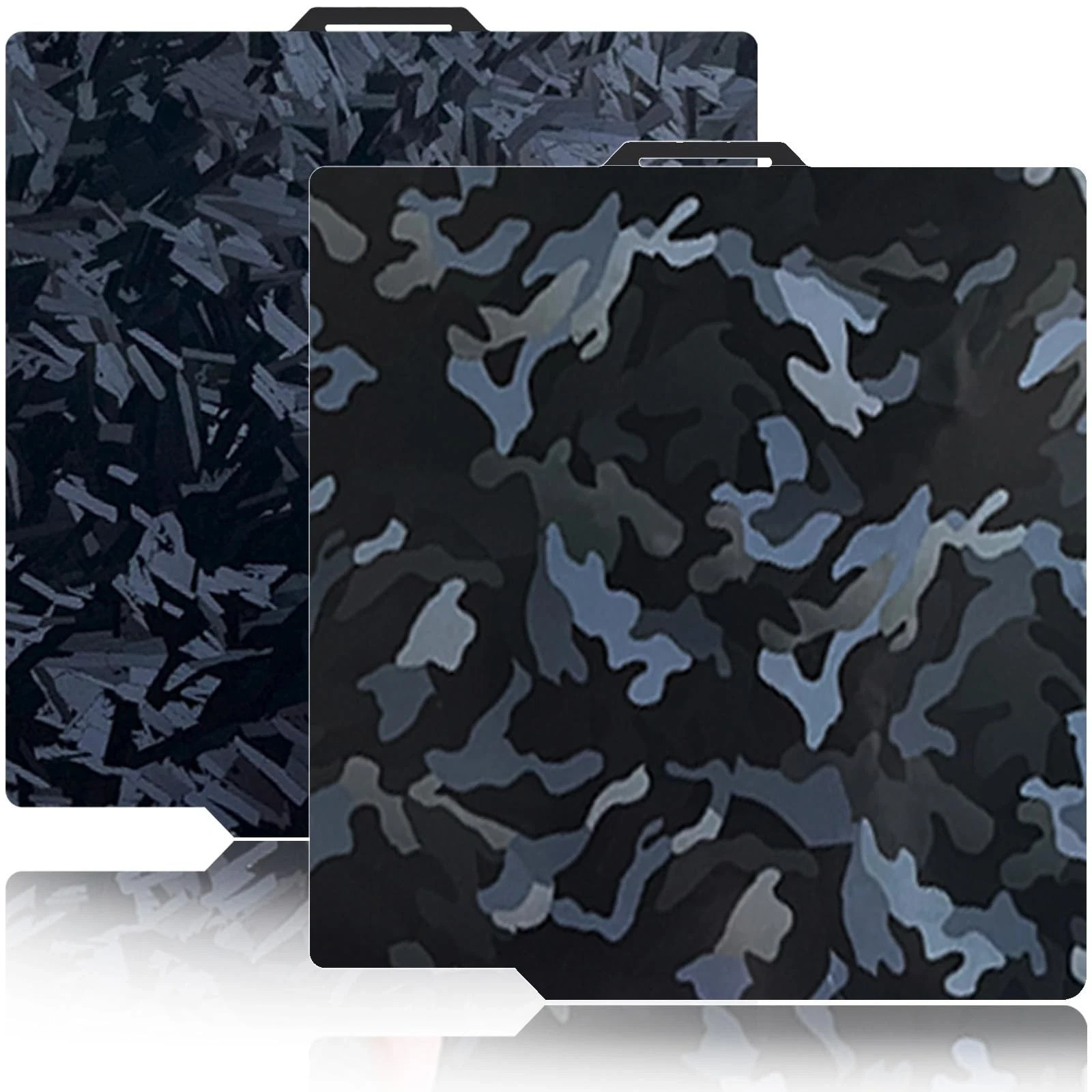 257x257mm Camouflage+High-Rise Build Plate for Bambu Lab X1/X1C/X1E/P1P/P1S/P...