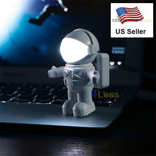 Astronaut USB Powered LED Night Light Lamp For PC Notebook Laptop