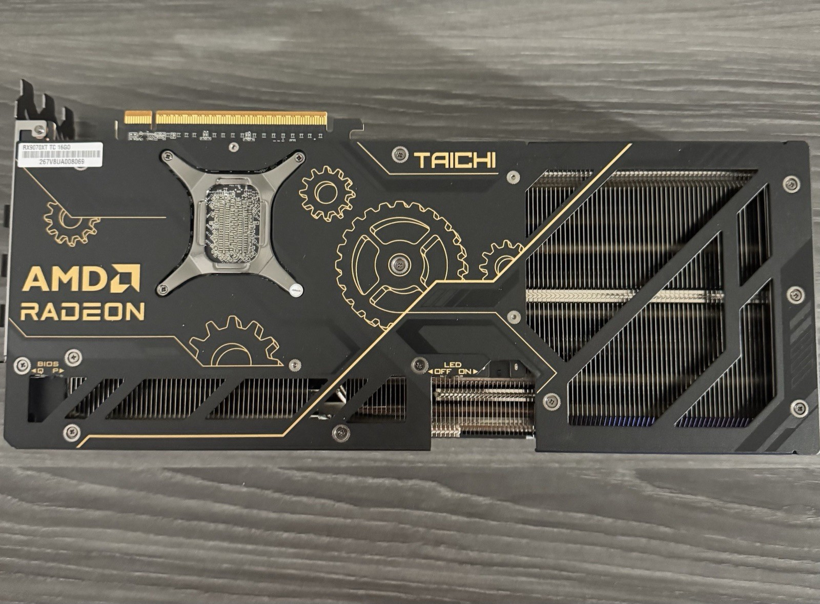 ASRock Taichi Radeon RX 9070 XT 16GB GDDR6 PCI Express 5.0 x16 ATX Graphics Card