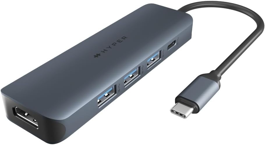 HyperDrive Next 6 Ultra-Fast Ports For Pro-Grade Productivity, 6 Port USB-C Hub